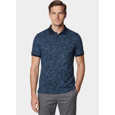 Bos Bright Blue Polo korte mouw axton polo 26108ax20bo/4001