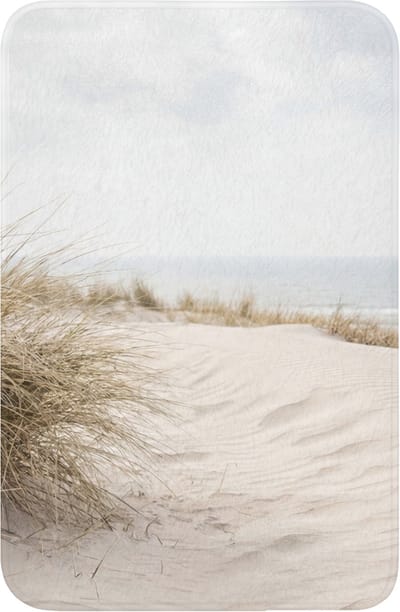 WC mat 40x60 cm - Antislip - Wolken - Duinlandschap - Zand - Toiletmat - Vloermat - Douchemat - Toilet tapijt - Toiletmatten