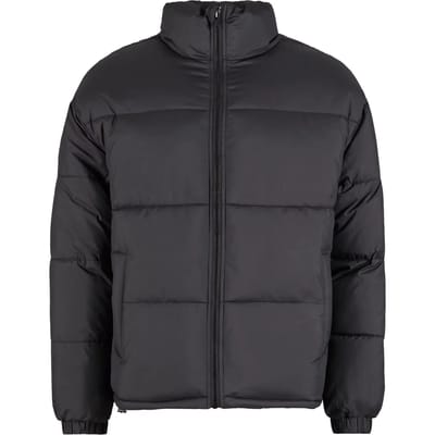 Urban Classics - Basic Gewatteerd jack - M - Zwart