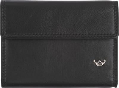 Golden Head Leren sleutelgeval portemonnee Polo Schlüsseletui 5150 Schwarz zwart