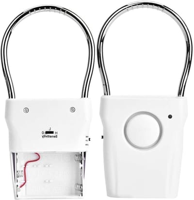 2Pack Deur Raam Alarm, 120dB Touch Sensor Deurklink Alarm Anti Diefstal Vibratie Raam Inbraakalarm Huisbeveiliging Voor Kinderen, Peuters, Ouderen, Hotel, Reizen, Slaapkamer