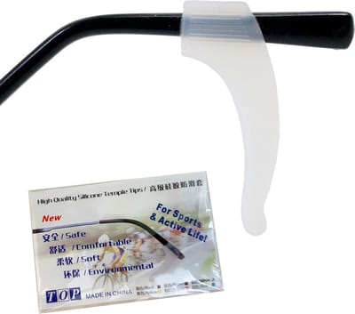 Fako Bijoux - Anti-slip Oorhaakjes - Brilhaakjes - Siliconen - Transparant - 1 Paar