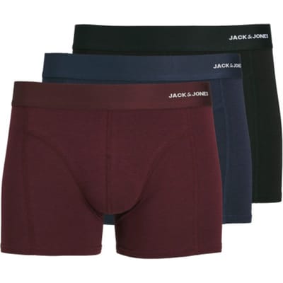 JACK & JONES - JACBASIC BAMBOO TRUNKS 3 PACK NOOS Heren Onderbroek