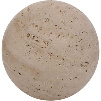 Hestia Travertijn Bol - 10cm One Size bruin