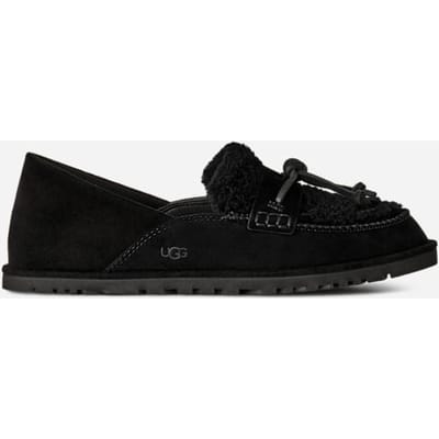 UGG® Zora Loafer in Black, Size 7, Wool