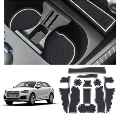 Anti-dust Non-Slip Mat voor Audi Q2 (2017-2023) - 11 Stuks voor Interieur, Deur en Armsteun