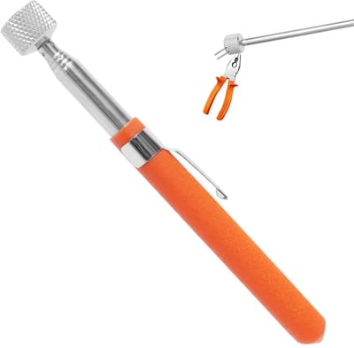 Telescopische Magneetstok 65 cm - Uittrekbaar Ophaalgereedschap voor Schroeven en Metalen Onderdelen