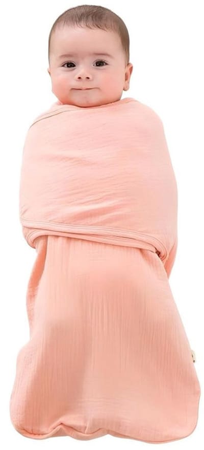 Babywikkeldeken - Maat S - 57*82 cm - Aanbevolen voor 0-3 maanden - Pasgeboren deken - Ademende deken - Kleine deken - Babyslaapzak - Anti-schrikwikkeldeken voor pasgeborenen - Babywikkeldeken - Anti-schopdeken - Babyquilt - Babydeken