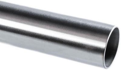 RVS Ronde Buis - Leuningbuis RVS - Terras Afschermen - Gepolijst Korrel 240 - 42.4x2 mm - Zilverkleurig