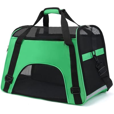 Sac à dos respirant pour chat, sac de transport portable pour animaux de compagnie, sac à dos à une épaule pour chat, sac d'école pour chien S 41*21*27cm