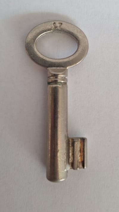Grendelslot Sleutel KBG070B No.17