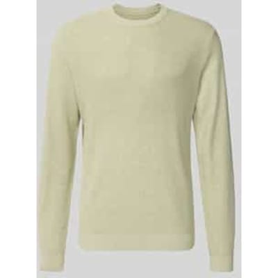 Gebreide pullover met ribboorden
