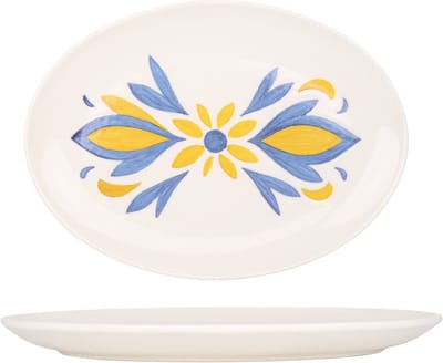 Kütahya Porselen Serveerschaal - Strada - Porselein - 27x16 cm - set van 2