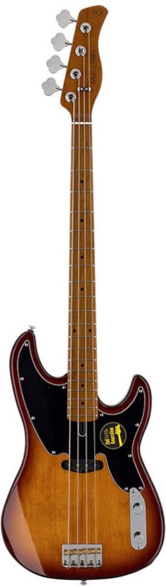 Sire D5 A4/TS Marcus Miller basgitaar 4 snarig passief elzen tobacco sunburst
