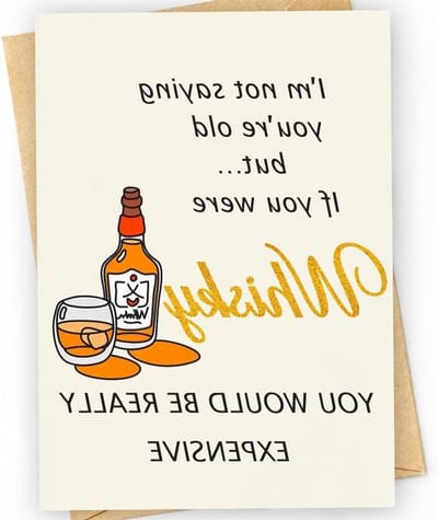 Hilarische verjaardagskaart voor mannen en vrouwen, unieke decoratie en geschenkideeën voor vrienden en familie