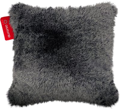 Auronic Warmtekussen - Teddy - 45x45 - Draadloos - Oplaadbaar - Elektrisch kussen - Infrarood - Antraciet