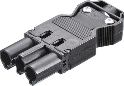 Bachmann installatiestekker connector - Wieland GST18® (m) / zwart