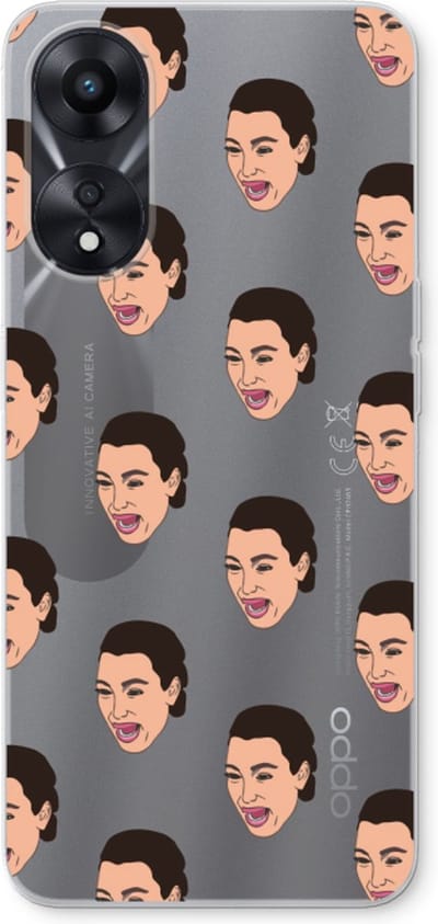 Case Company® - Hoesje geschikt voor Oppo A78 5G hoesje - Ugly Cry Call - Soft Cover Telefoonhoesje - Bescherming aan alle Kanten en Schermrand