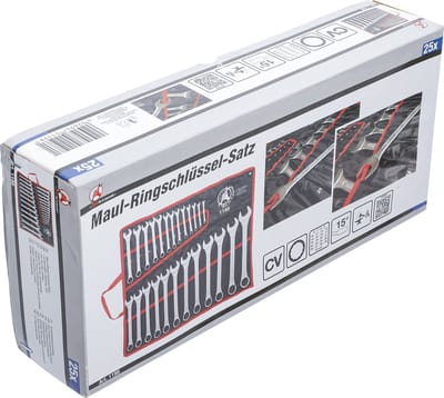 Steek- ringsleutel set 6 - 32 mm 25-delig