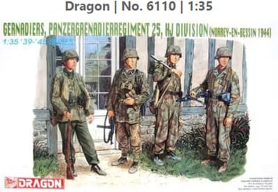 Dragon Modelbouwpakket Militaire voertuigen - 6110 Grenadiers - Panzergrenadierregiment 25 - HJ-divisie - Norrey-en-Besin 1944 Plastic - 1:35 - Modelbouw