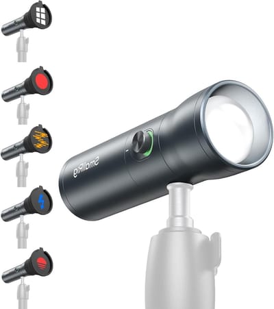RGB LED Fotografie Flitser met 7500mAh Accu, Aluminium Design, 4 Kleuren en 20 Patronen voor Perfecte Verlichting en Creatieve Inhoud