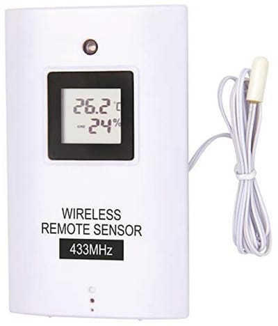 Draadloze buitensensor voor weerstations en thermometers