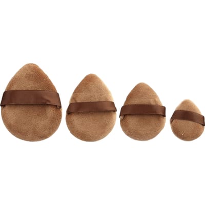 J.Cat Beauty, diverse bruine puffs, BR58, 4 stuks brown