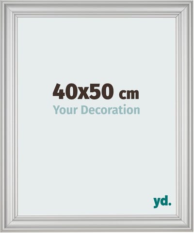 Your Decoration - Fotolijst 40x50 cm - MDF - Zilver Mat - Lazio