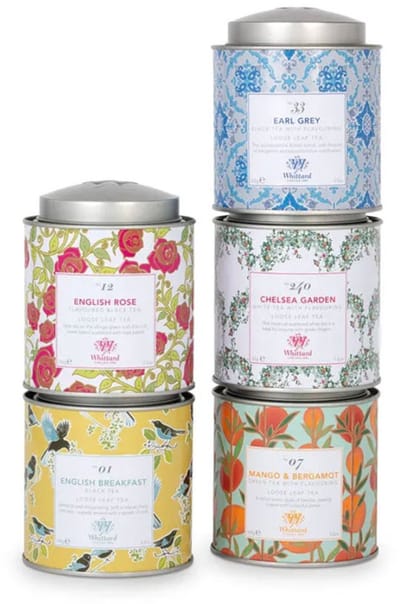 Zwarte thee Whittard of Chelsea Thee Discoveries English Rose, 100 g
