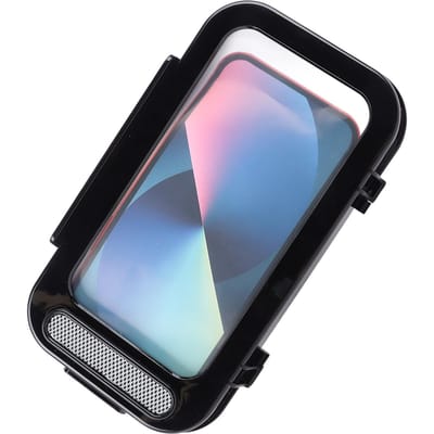 Support de téléphone pour moto ABS Aluminium Réglable Étanche Anti-secousse Support de guidon de vélo Étui de téléphone pour cyclisme en extérieur gray
