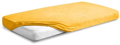 Matex Premium Serie - Frotte Hoeslaken - 110x190/120x200 cm - Geel - OEKO-TEX