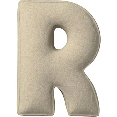 Kussen letter r Yellow Tipi Boucle