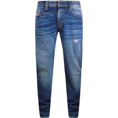Diesel Larkee-x Donkerblauwe Denim Broek