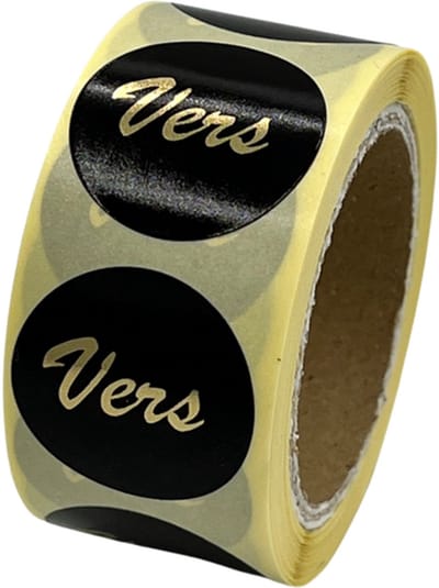 Vers promotiesticker op rol- 250 Stuks - rond 25mm - reclame-etiket - voedseletiket - HACCP