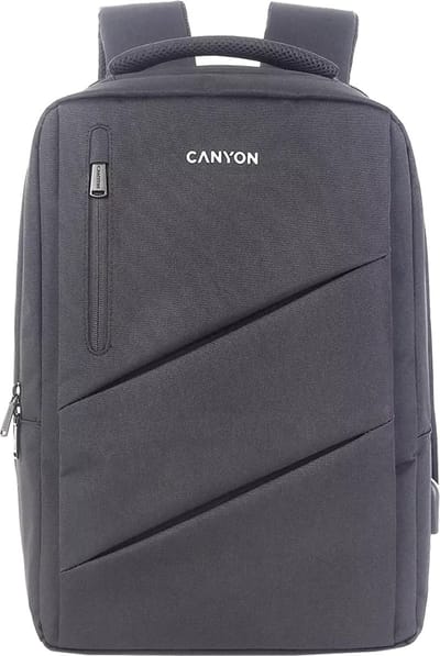 Canyon BPE-5 - Laptop Rugzak - USB-A - 15,6 inch - Grijs
