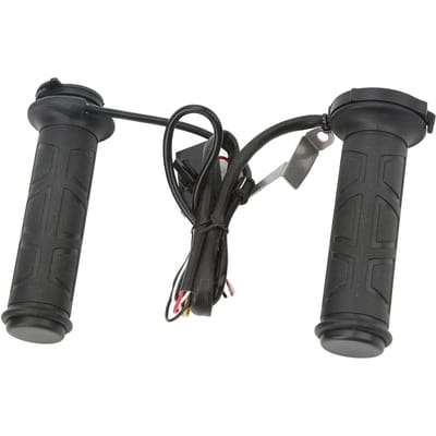 2 STUKS Motorfiets Elektrische Verwarmde Handvatten Thermostabiel Verstelbaar Hete Warme Stuurhandvatten black