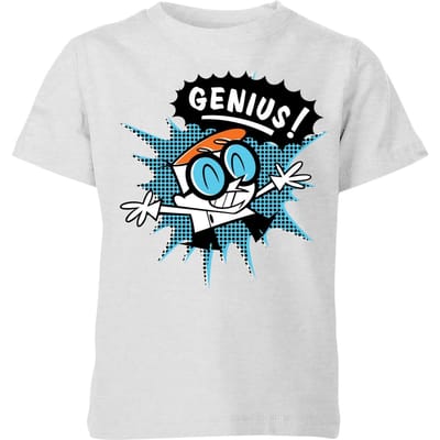 Dexters Lab Genius Kids' T-Shirt - Grey - 146/152 (11-12 jaar)