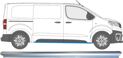 Reparatie dorpel onderste deel voor Toyota Proace Verso 2016- / Links = Rechts