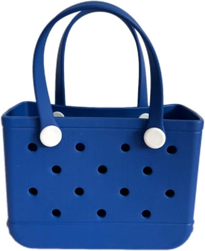 Tote Bag - Strandtas - Dagelijks Gebruik - Waterdicht Materiaal - Klein Formaat - Smaragd Groen