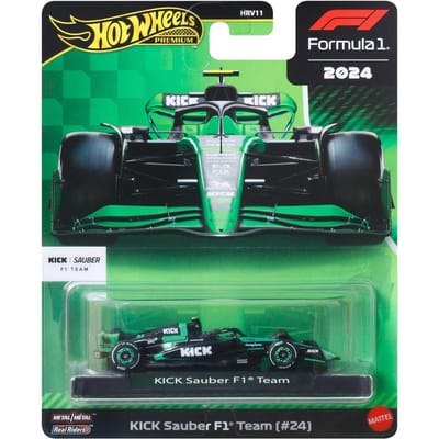 Hot Wheels JBM23 Kick Sauber F1 Team #24, green/black