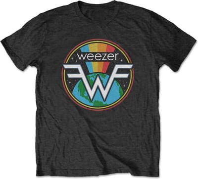 Weezer - Symbol Logo Heren Tshirt - L - Zwart