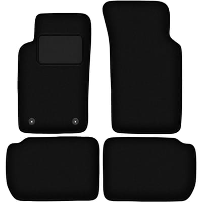 Zwarte veloursmatten voor: Ford Sierra stationwagen, sedan, liftback (1982-1993)