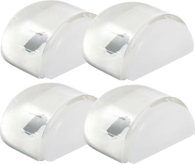 AMIG Deurstopper/deurbuffer - 4x - D42mm - zelfklevend - transparant