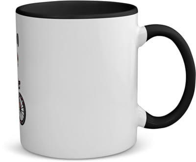 Akyol - wielren met eigen naam koffiemok - theemok - zwart - Wielrennen - wielrenner - sport - 350 ML inhoud
