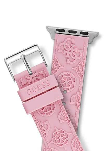 Guess Guess Apple Band (38Mm-40Mm) Horlogebanden Roze Armband Gemaakt Van 100% Siliconen NA CS2003S1, CS2003S3, CS2003S4