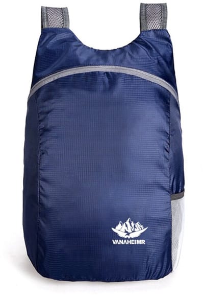 BukkitBow - Opvouwbare Rugtas 20L - Lichtgewicht & Waterdicht - Outdoor Backpack - Camping & Reizen - Donkerblauw