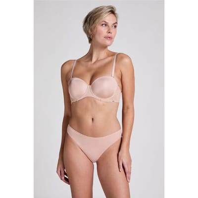 Hunkemöller Dames Lingerie Rio Katoen Kira - Beige - maat S