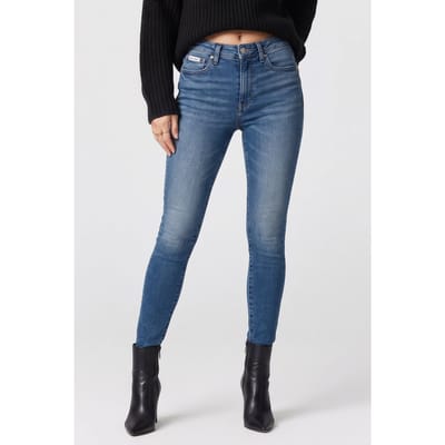 Calvin Klein Mid Rise Skinny Indigo Jean Indigo Station Taglia: W26 | Pantaloni skinny Outlet | Donna | Blu