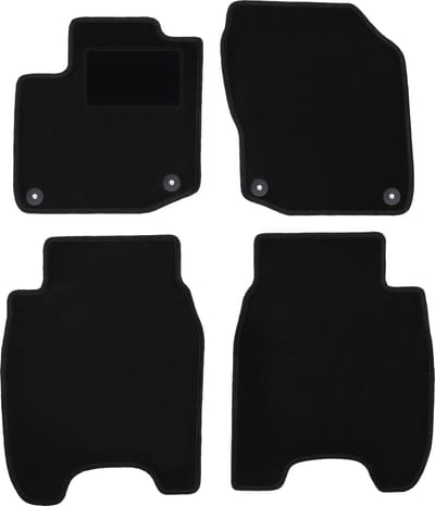 Zwarte veloursmatten voor: Honda Civic IX hatchback (2012-)