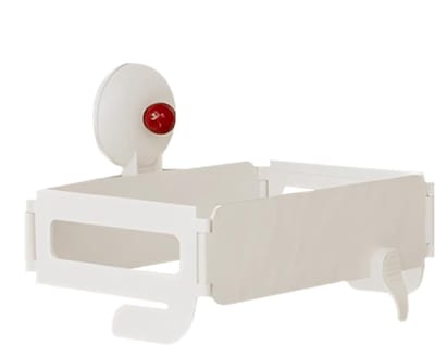 Vuilniszakhouder, opvouwbare prullenbak voor in de kast (18,5 x 12,5 cm), afneembaar wandrek, ruimtebesparend afvalrek geschikt voor keukens, campers, buitenlocaties, enz.